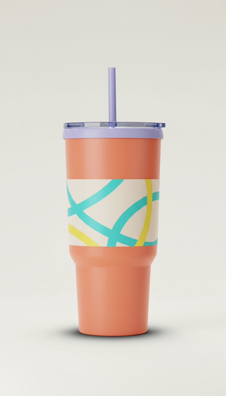 Vaso reutilizable para cold brew