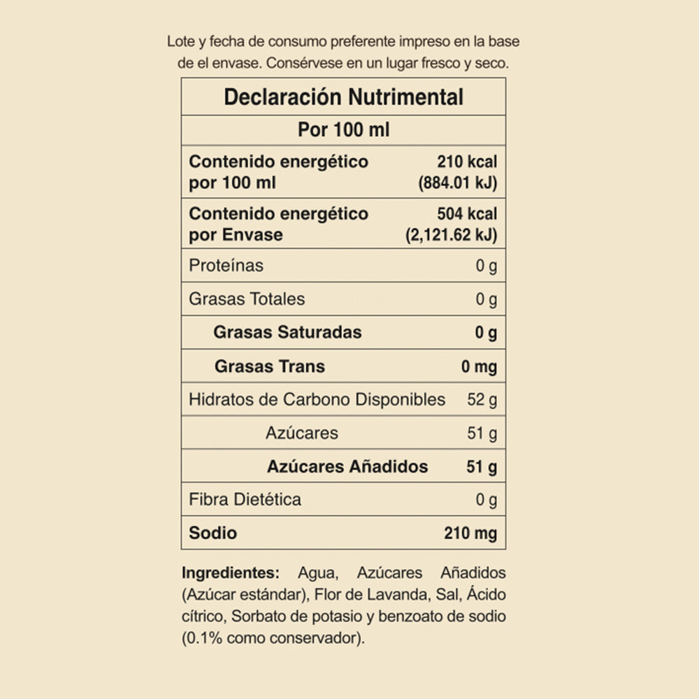 Jarabe de Lavanda