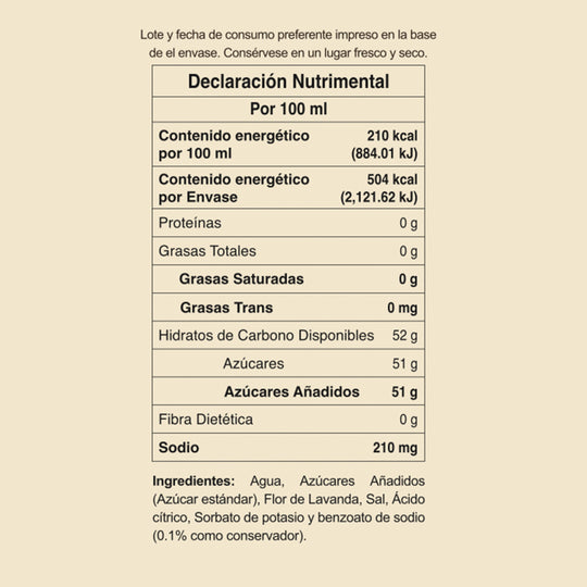 Jarabe de Lavanda